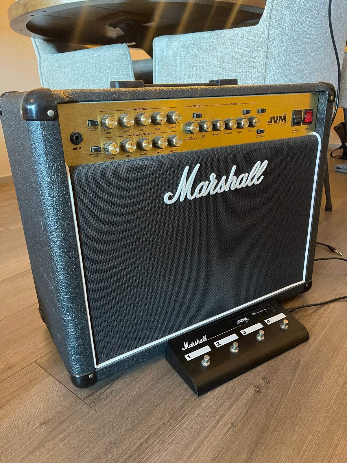 Marshall JVM 215C Gitaarversterker Combo, Ophalen, Gitaar, 50 tot 100 watt