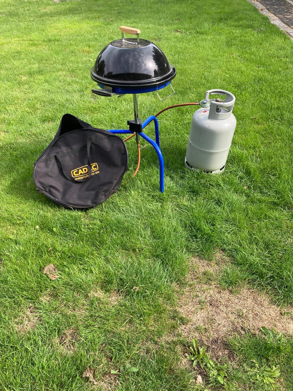 Cadac skottelbraai, Ophalen
