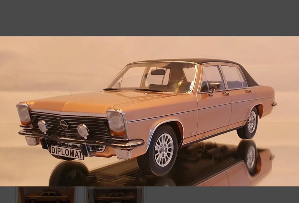Opel B diplomat. MCG 1:18, Hobby en Vrije tijd, Ophalen of Verzenden, Nieuw, Auto, Overige merken