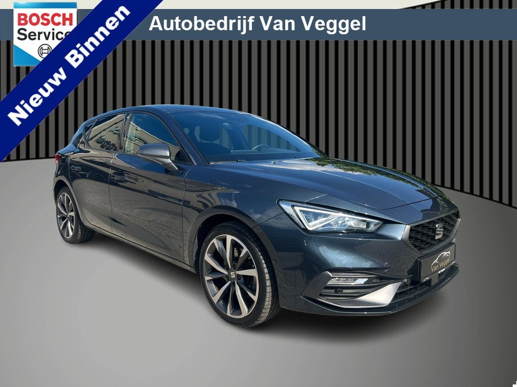 SEAT Leon 1.4 TSI eHybrid PHEV FR virtual cockpit, navi, cru, Stof, Gebruikt, Zwart, 4 cilinders