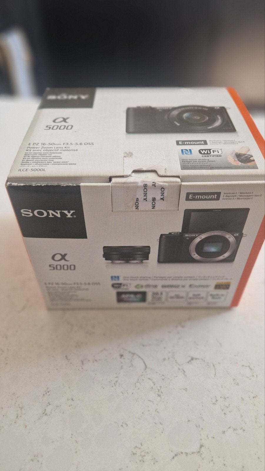 Sony Alpha A5000 Systeemcamera met E PZ 16-50mm OSS lens, Cameratas, Beeldstabilisatie, Ophalen of Verzenden, Zo goed als nieuw