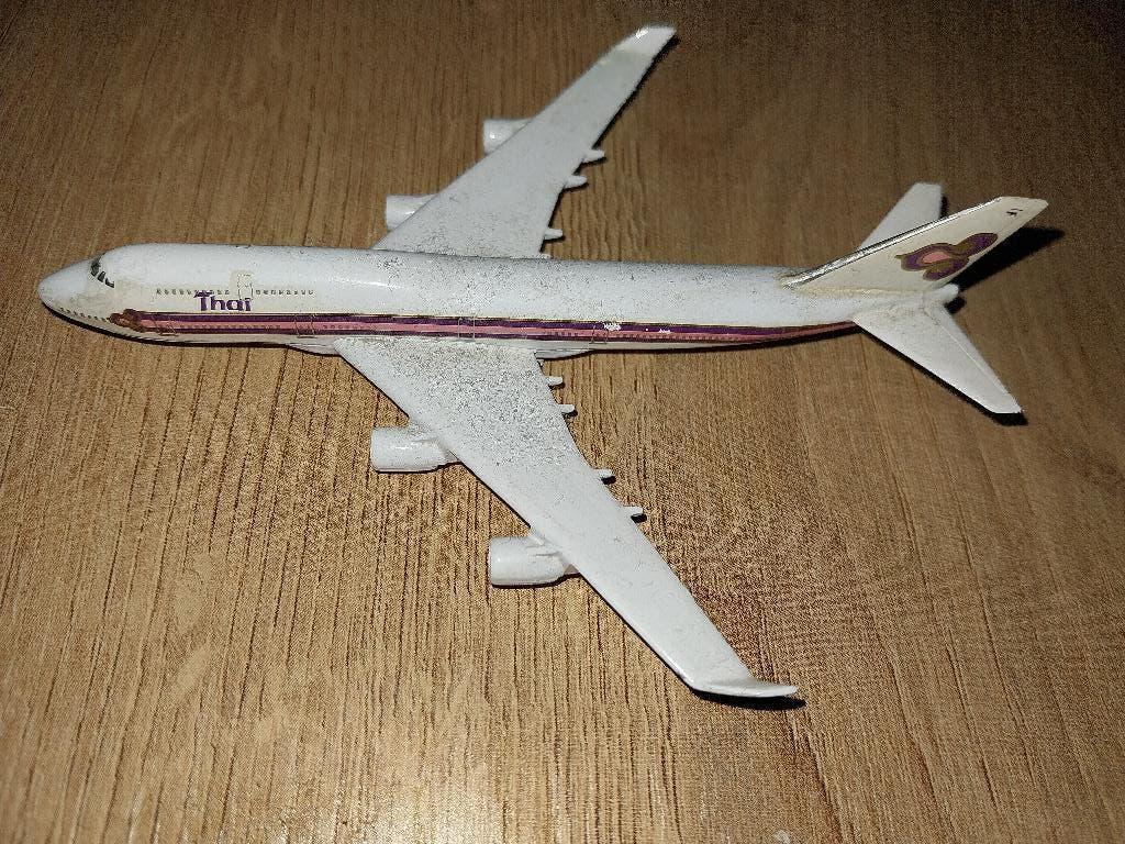 Thai Airways Boeing 747-400 1/600 schaalmodel Schabak, Verzamelen, Ophalen of Verzenden, Gebruikt, Schaalmodel
