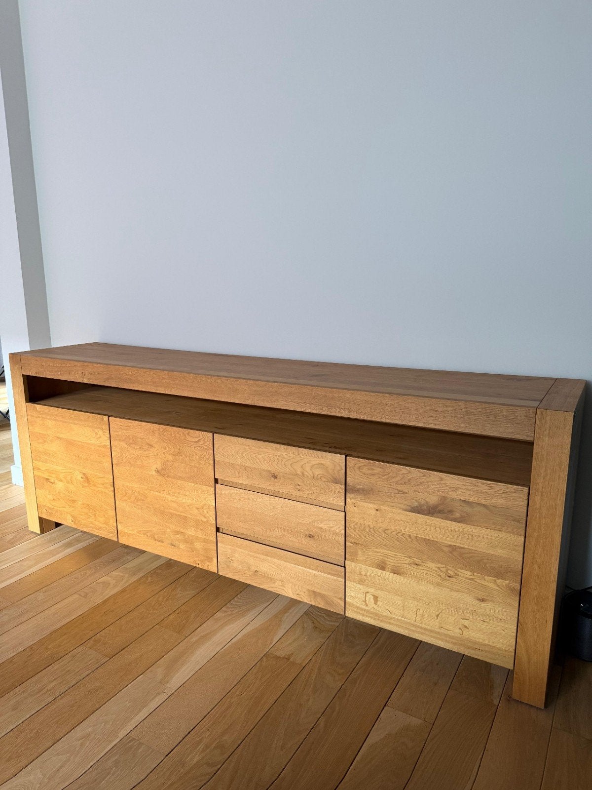 Eiken dressoir kast van goossens, Ophalen, Eikenhout, Met lade(s), Zo goed als nieuw