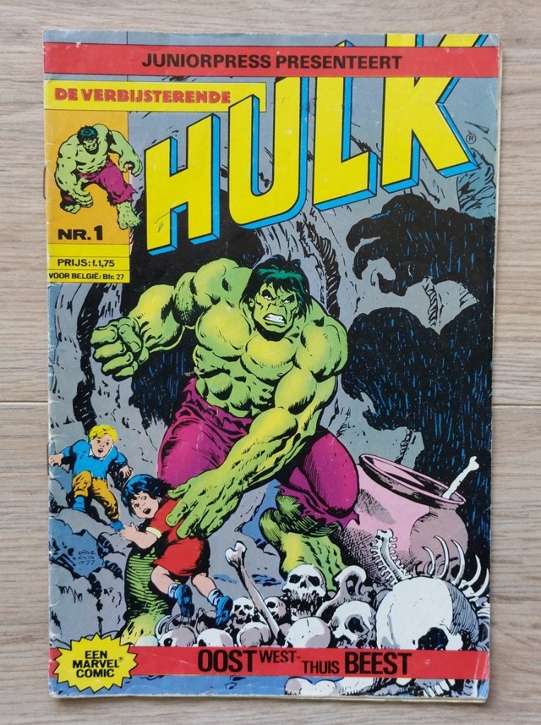 1x De Verbijsterende Hulk, Eén comic, Ophalen of Verzenden, Gelezen, Europa