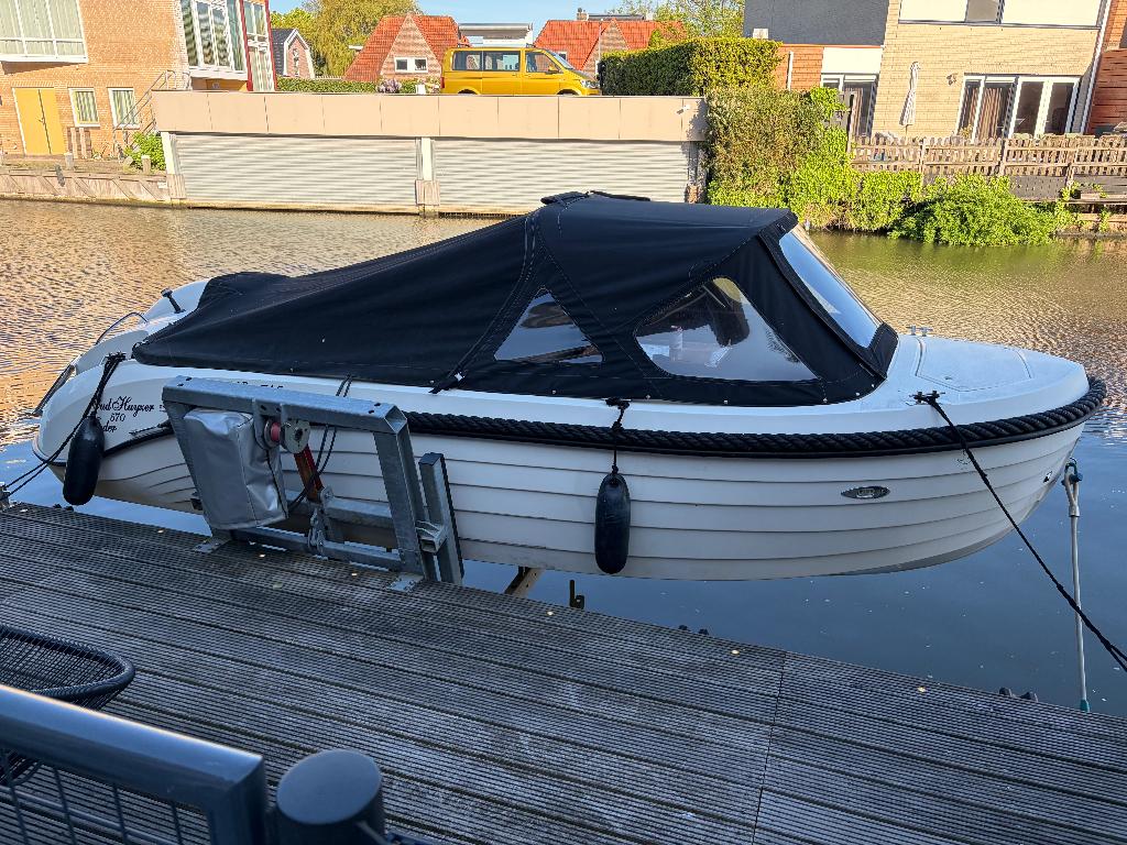 Oudhuijzer 570 tender met Yamaha 70pk EFI, Watersport en Boten, Gebruikt, Snelvarend, Ophalen, 70 pk of meer
