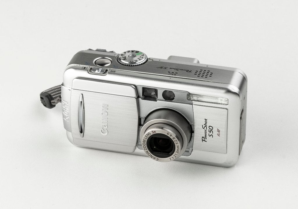 digitale compactcamera Canon Powershot S50, Ophalen, Gebruikt, Canon, Handmatige focus