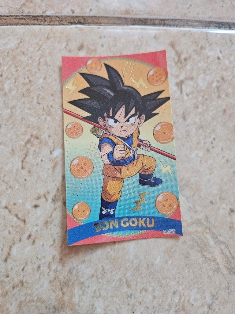 sticker anime dragonball Daima Goku Kid uit Japan, Ophalen of Verzenden, Zo goed als nieuw, Film, Tv of Omroep