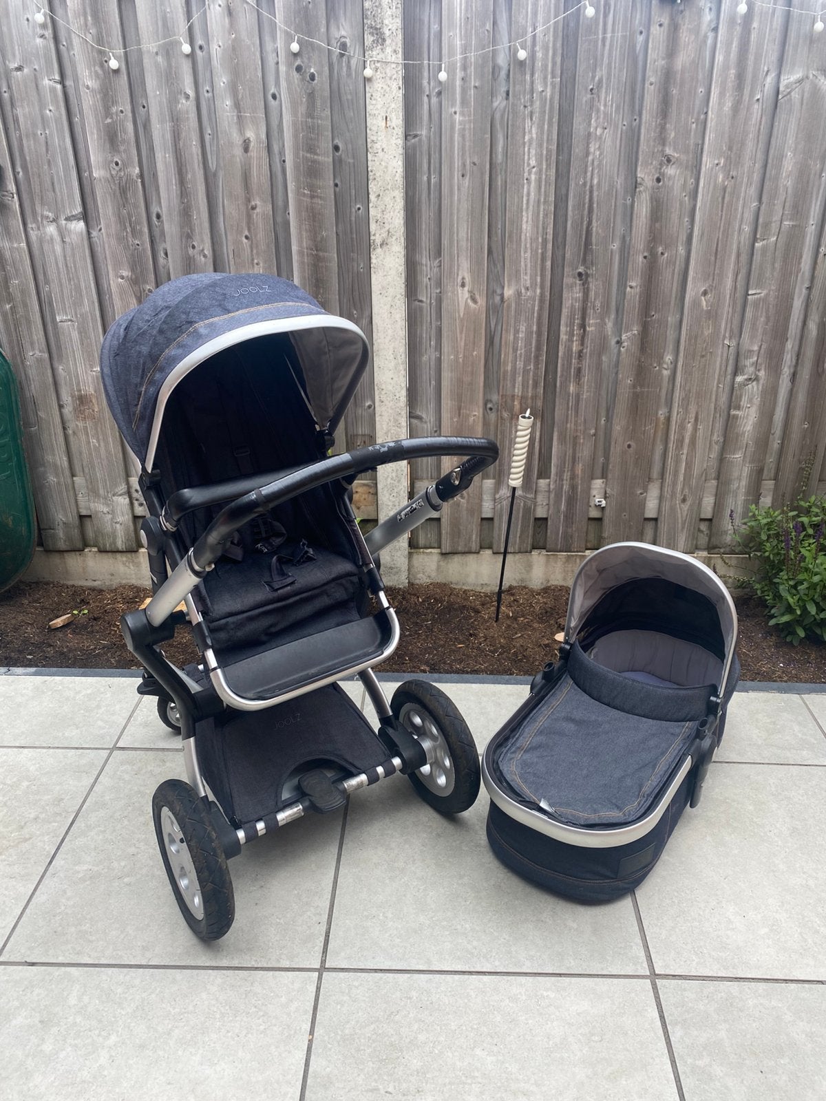 Complete kinderwagen joolz day, Kinderen en Baby's, Kinderwagens en Combinaties, Gebruikt, Verstelbare duwstang, Combiwagen, Ophalen