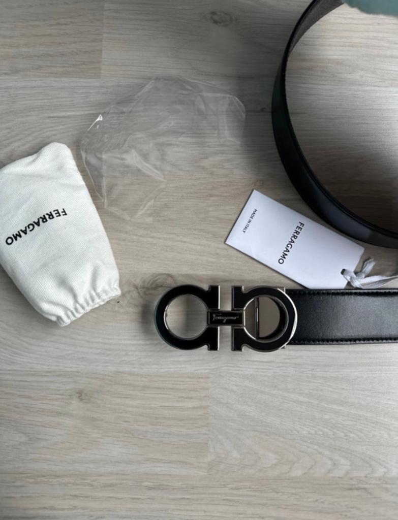 Originele Ferragamo Riem - 95 cm, Ophalen of Verzenden, Nieuw, Zwart, 95 tot 105 cm