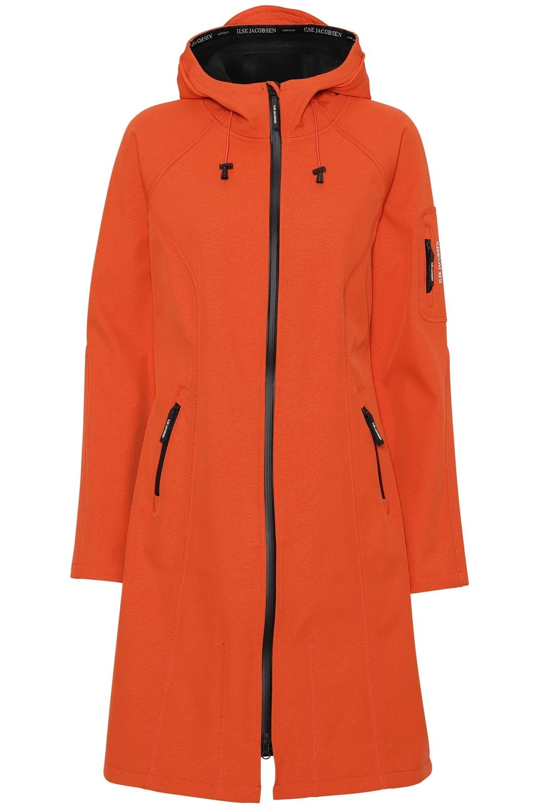 NIEUWE Softshell regenjas Ilse Jacobsen RAIN37L oranje mt 36, Ophalen of Verzenden, Nieuw, Maat 36 (S), Oranje