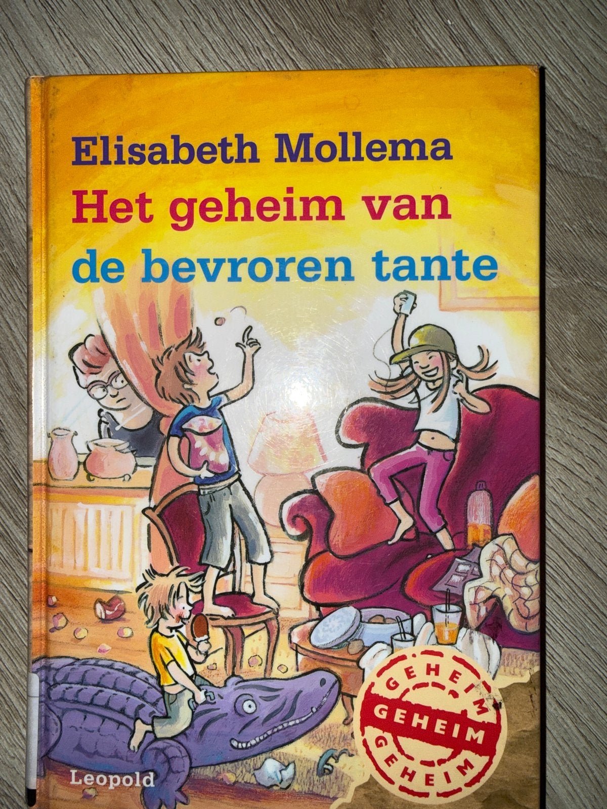 Het geheim van de bevroren tante - Elisabeth Mollema, Ophalen of Verzenden, Gelezen, Fictie algemeen