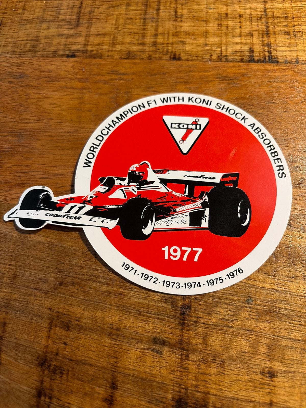 Niki lauda sticker formule 1, Ophalen of Verzenden, Nieuw, Sticker