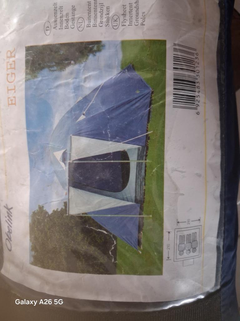 Eiger Obelink Tent - Compacte Koepeltent met gratis slaapzak, Ophalen of Verzenden