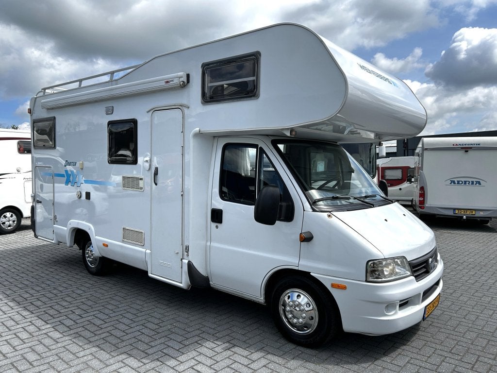 Fiat Weinsberg Orbiter 631 Dwarsbed/Alkoof/2004/6.3M/128pk!, Caravans en Kamperen, Campers, Weinsberg, Alkoof, Fiat, 6 tot 7 meter
