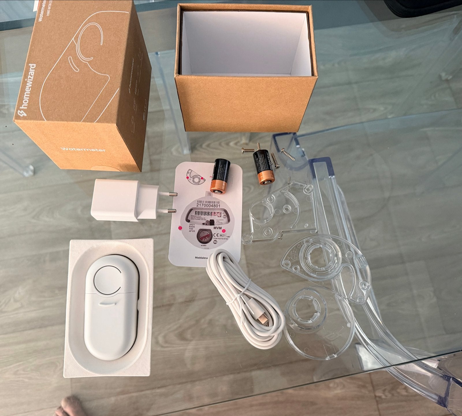 Homewizard Watermeter inclusief batterijen, Verzenden, Nieuw