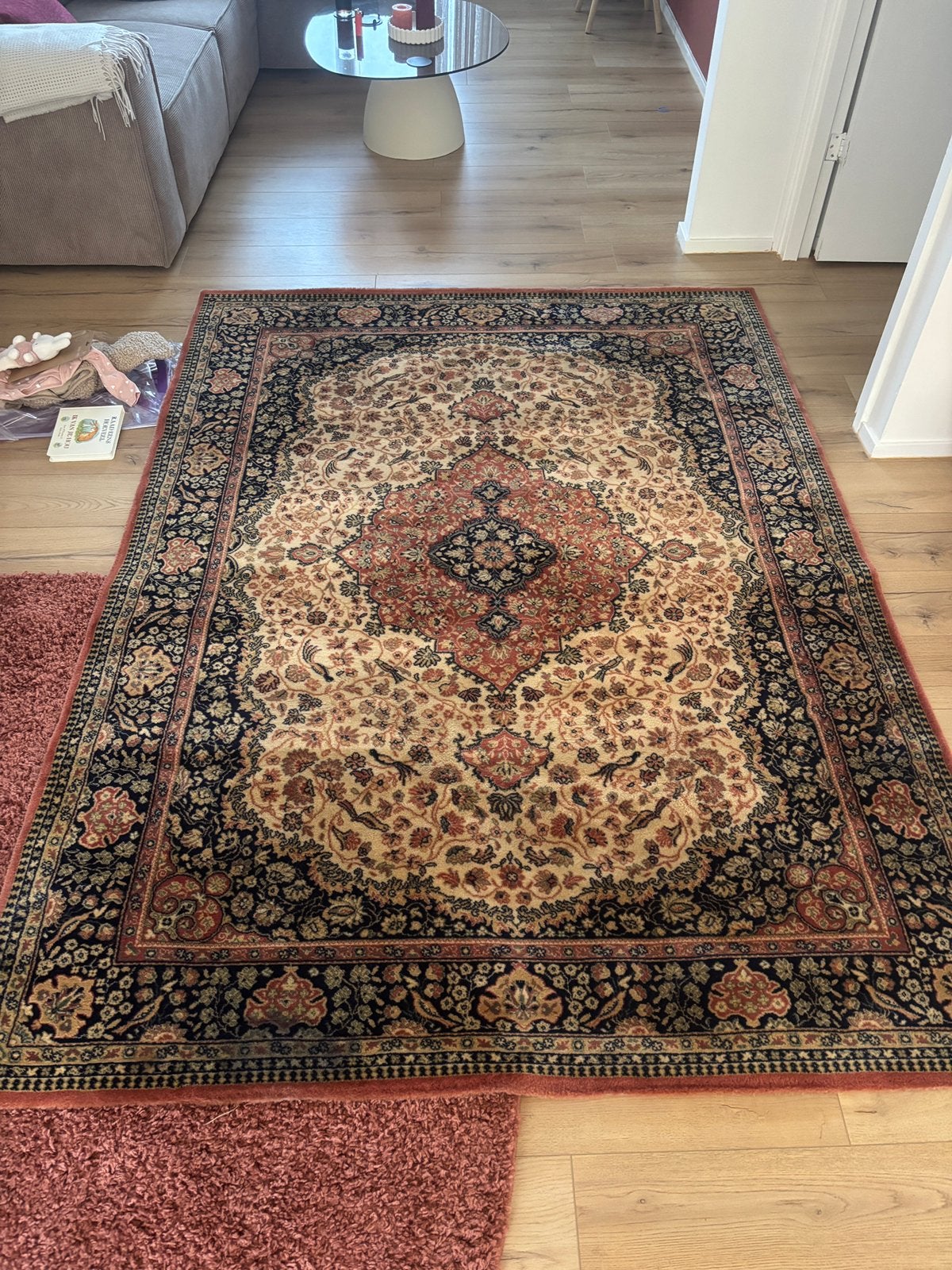 Brink & Campman Hamadir 170x240, Ophalen, 200 cm of meer, Zo goed als nieuw, Crème