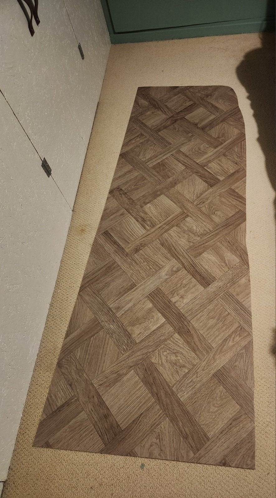 vinyl eiken beige, Huis en Inrichting, Ophalen, Beige, Rechthoekig, Nieuw