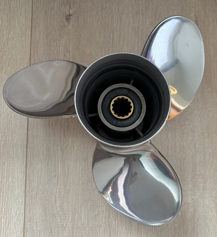 Yamaha Performance Series RVS propeller 10 1/2” X 13P G13, Watersport en Boten, Bootonderdelen, Ophalen, Gebruikt, Motor en Techniek
