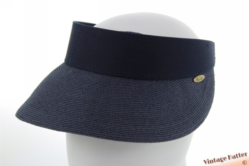 Zonneklep Bronte Amsterdam Evy navy blauw 53-61 NIEUW 1 size, Kleding | Dames, Hoeden en Petten, Bronté Amsterdam - Evy, Nieuw