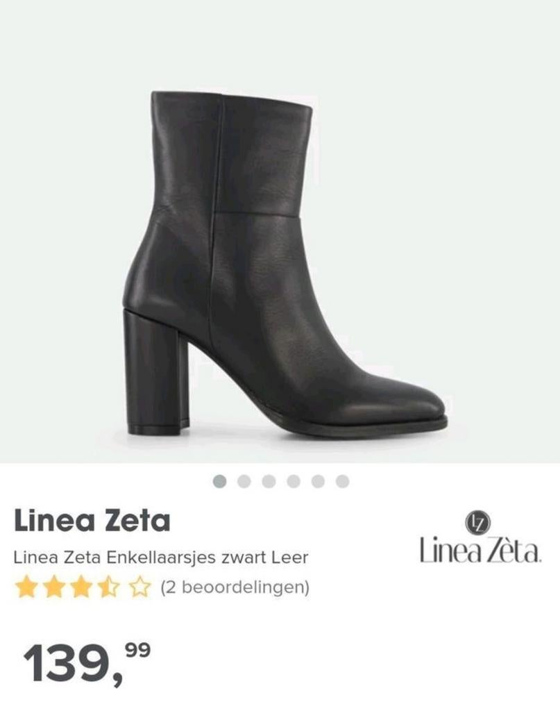 Laarzen Linea Zeta, Kleding | Dames, Schoenen, Zwart, Lage of Enkellaarzen, Nieuw, Ophalen of Verzenden