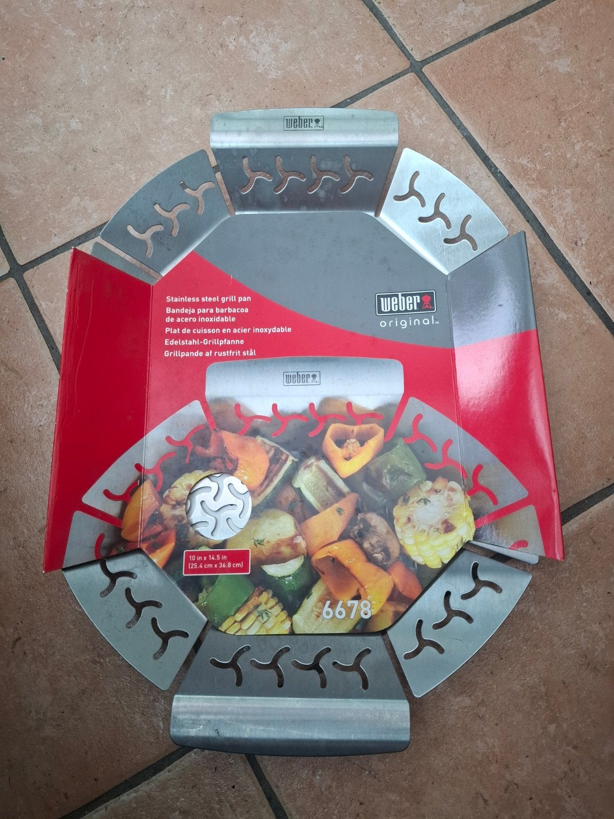 Weber Grillkorf - Groot | Hittebestendige Grillkorf, Ophalen of Verzenden, Nieuw, Weber