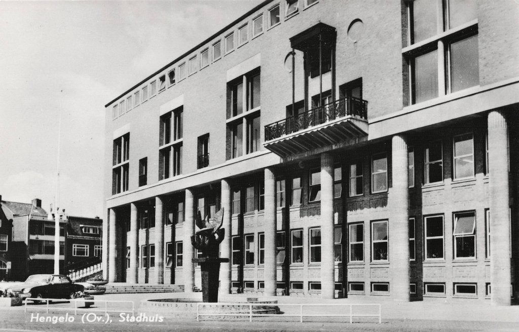 Hengelo (Ov.) – Stadhuis., Ophalen of Verzenden, 1960 tot 1980, Ongelopen, Overijssel