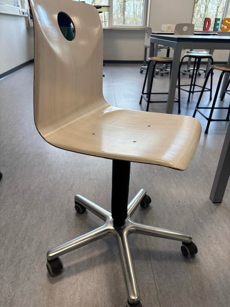 Pagholz Galvanitas schoolstoel 32 stuks, Huis en Inrichting, Ophalen, Gebruikt, Beige, Bureaukruk