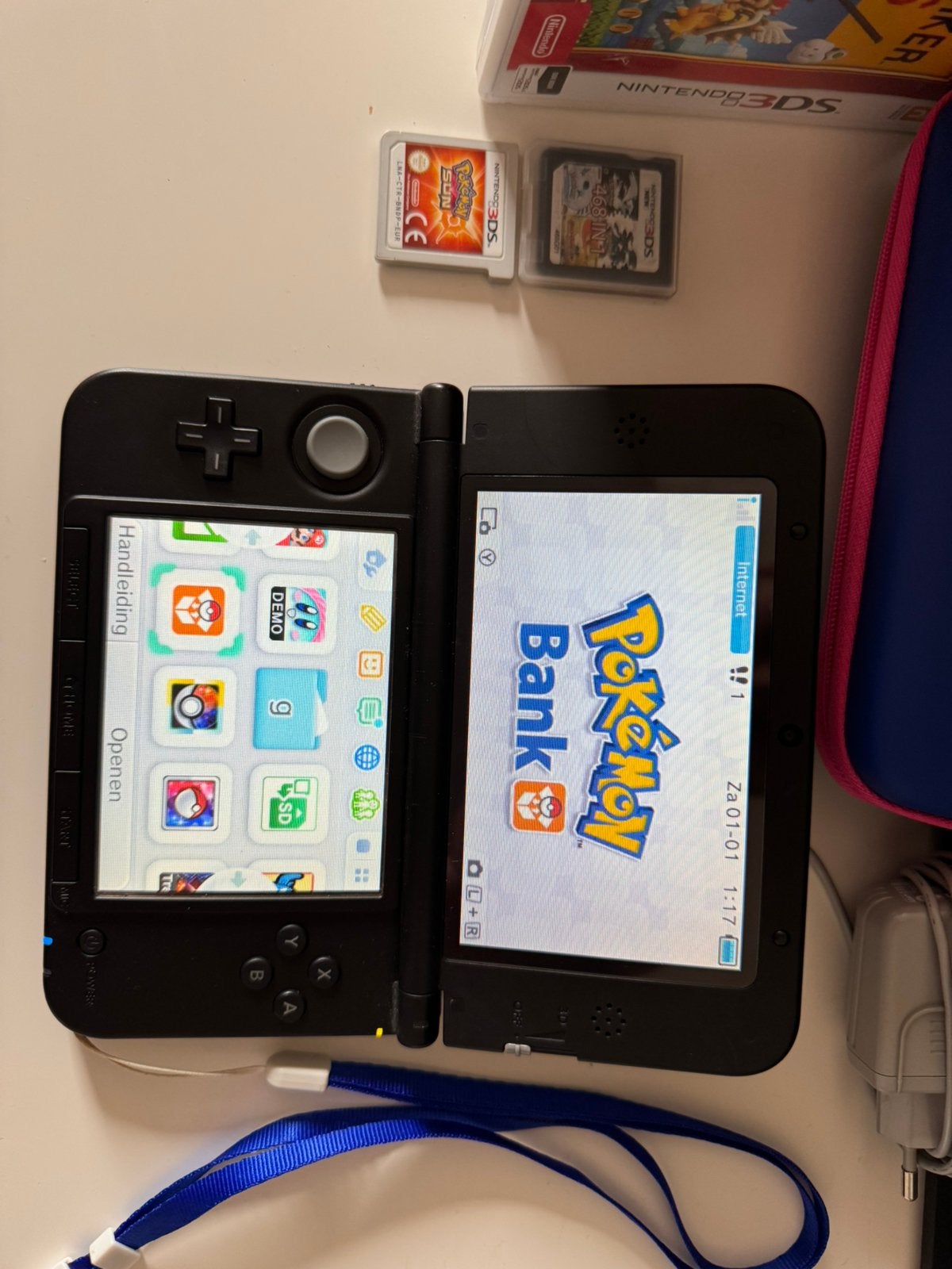 Nintendo 3ds xl, Met games, Ophalen of Verzenden, Zilver, 3DS