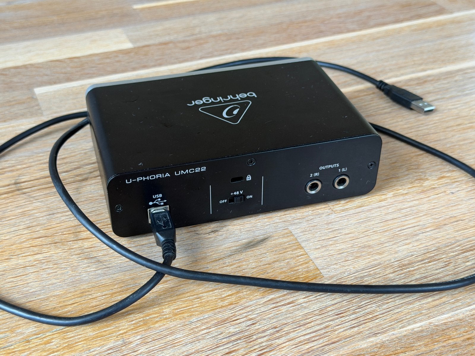 Behringer U-PHORIA UMC22 USB Audio Interface, Ophalen, Gebruikt