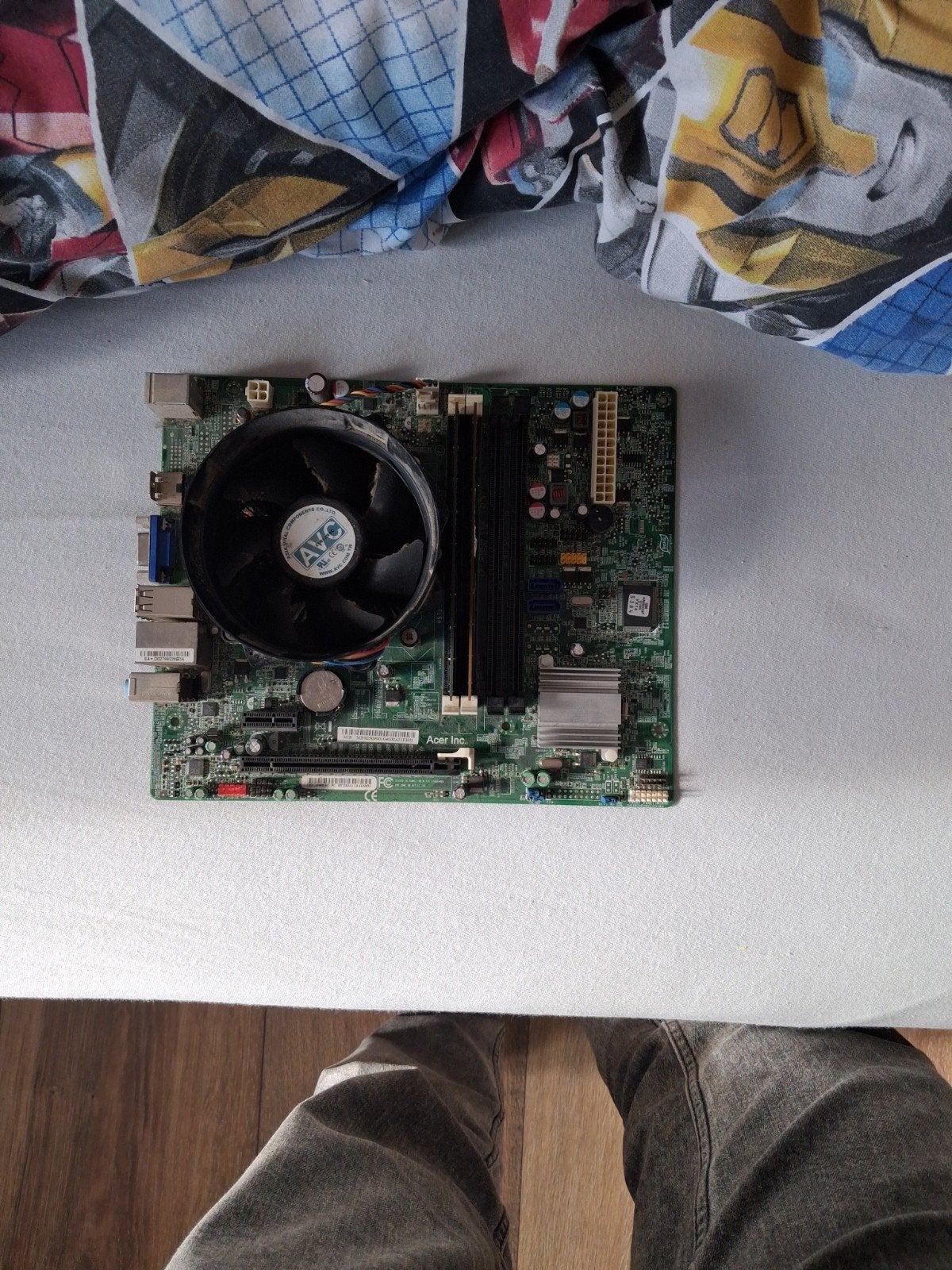 moederbord met i5 650 en 6 gb ram mist een gpu, Gebruikt, DDR3, Ophalen of Verzenden, ATX
