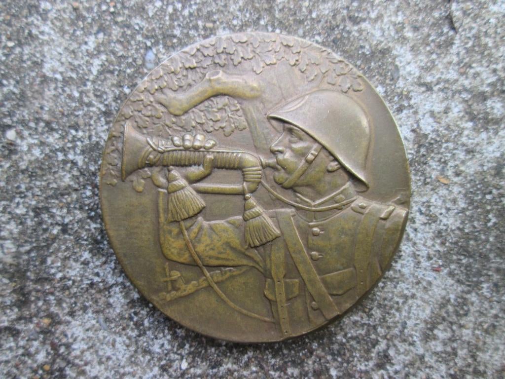Penning Nederlandse militair bazuin blazer Grenadier TOP, Ophalen of Verzenden, Landmacht, Nederland, Embleem of Badge