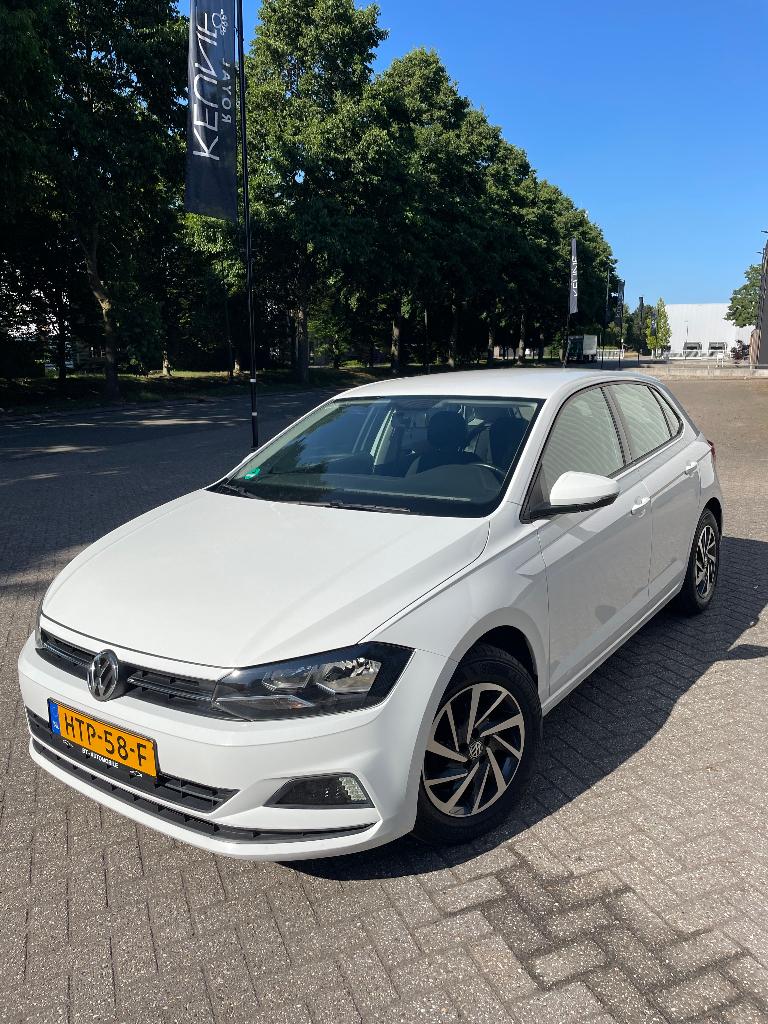 Volkswagen Polo 1.0 TSI 95pk 2019 - Dealer Ond, Carplay, ACC, Auto's, Voorwielaandrijving, Wit, USB, Handgeschakeld