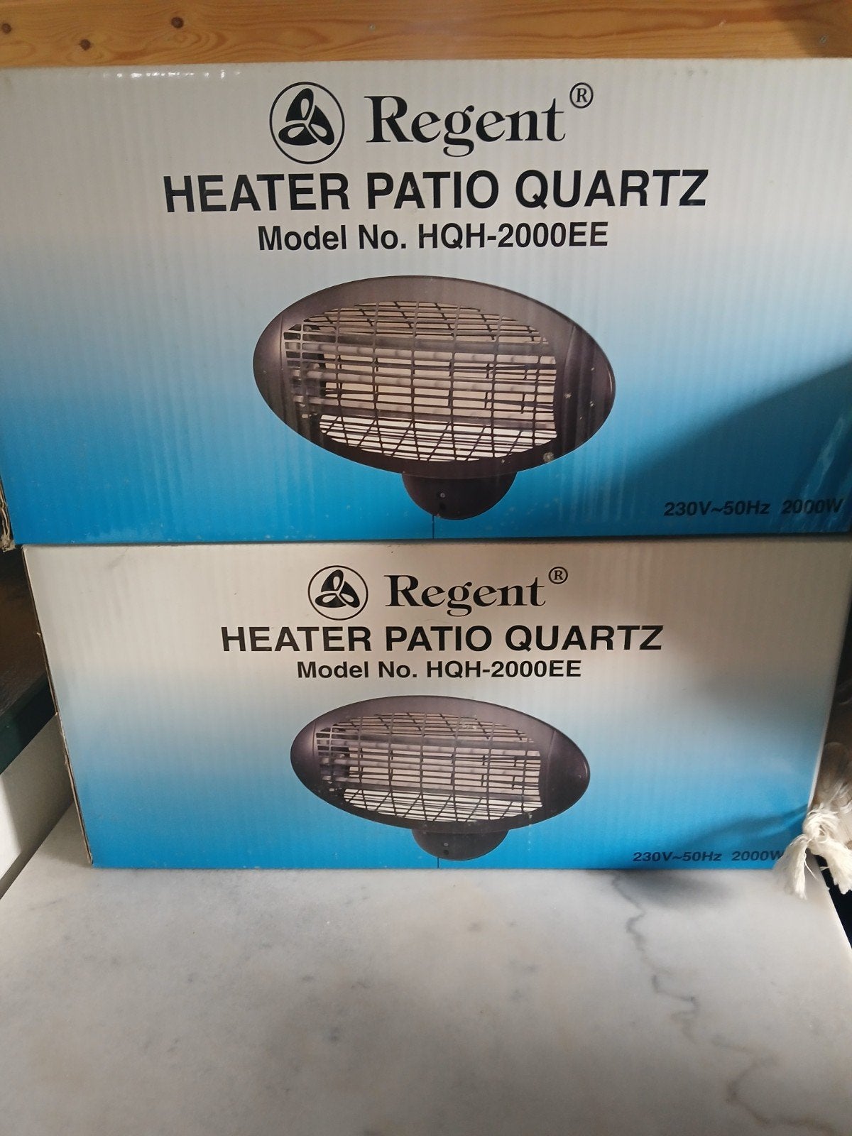 Regent Patio Quartz Heater HQH-2000EE - Nieuw in doos, Ophalen of Verzenden, Nieuw, Elektrisch, Wand