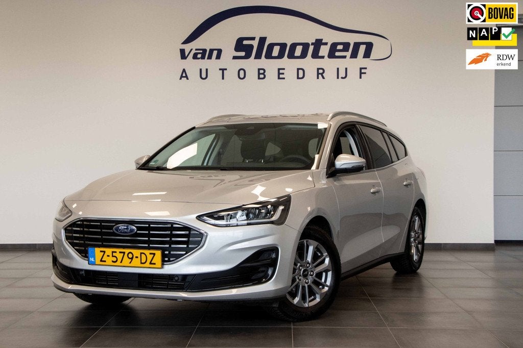 Ford Focus Wagon 1.0 EcoBoost Hybrid Titanium|Navi|Cruise|Le, Auto's, Ford, Origineel Nederlands, Handgeschakeld, 19 km/l, Hybride Elektrisch/Benzine