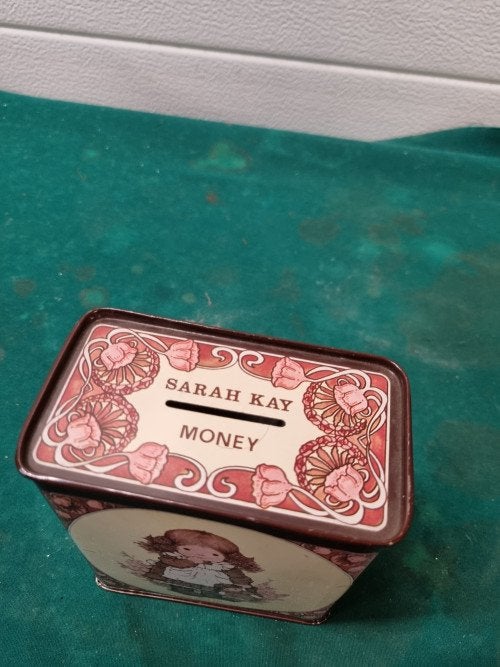 spaarblik sarah kay vintage, Verzamelen, Ophalen of Verzenden