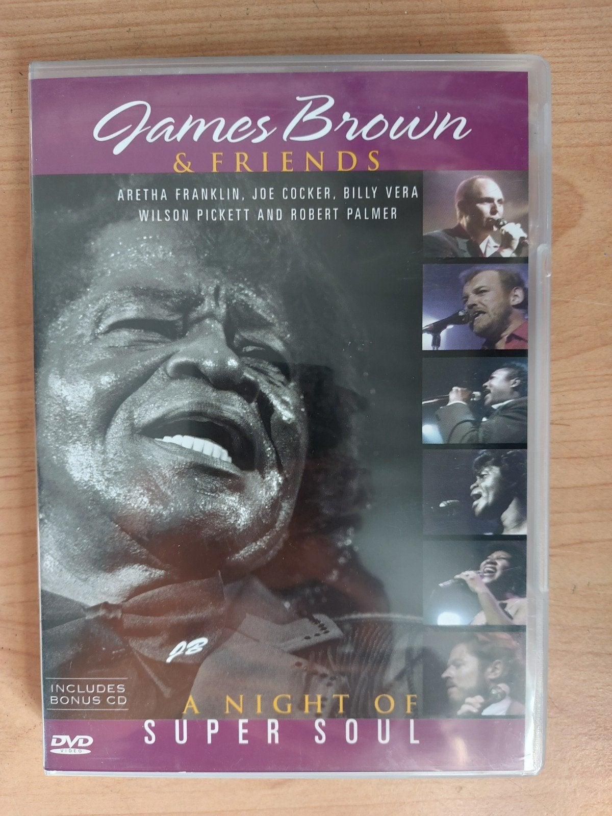 James Brown & Friends DVD+CD, Alle leeftijden, Ophalen of Verzenden, Zo goed als nieuw