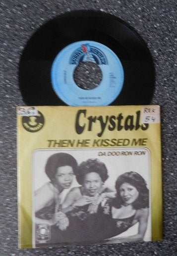 Crystals - then he kissed me & da doo ron ron (vanaf € 3,50), Ophalen of Verzenden, Zo goed als nieuw, 7 inch, Pop