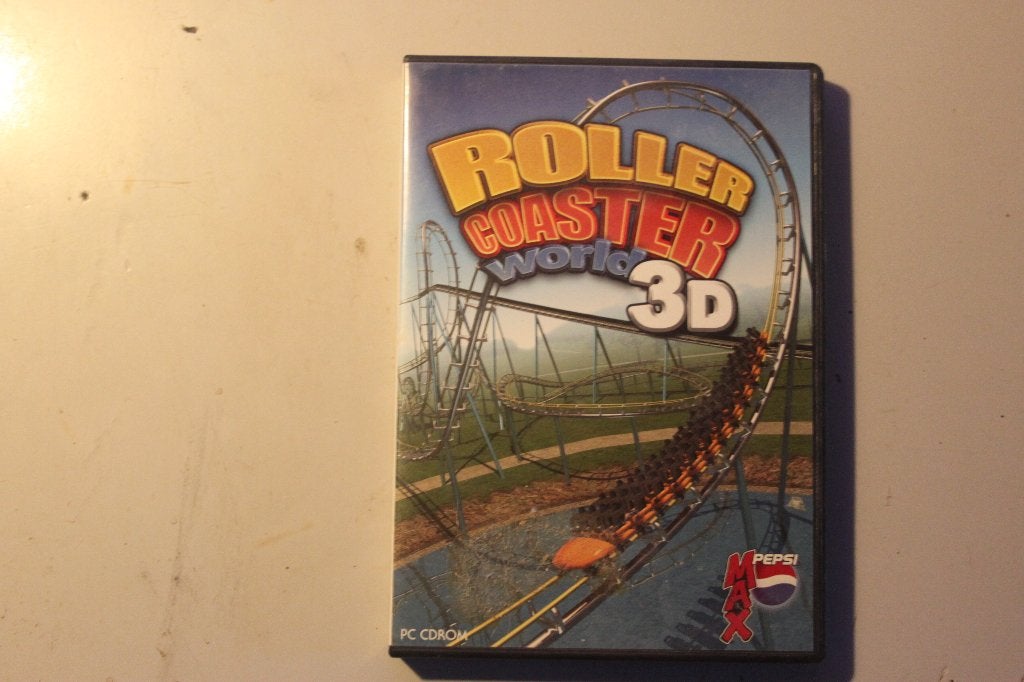 800j - pc cdrom - roller coaster world 3 d, Alle leeftijden, Ophalen of Verzenden, Gebruikt