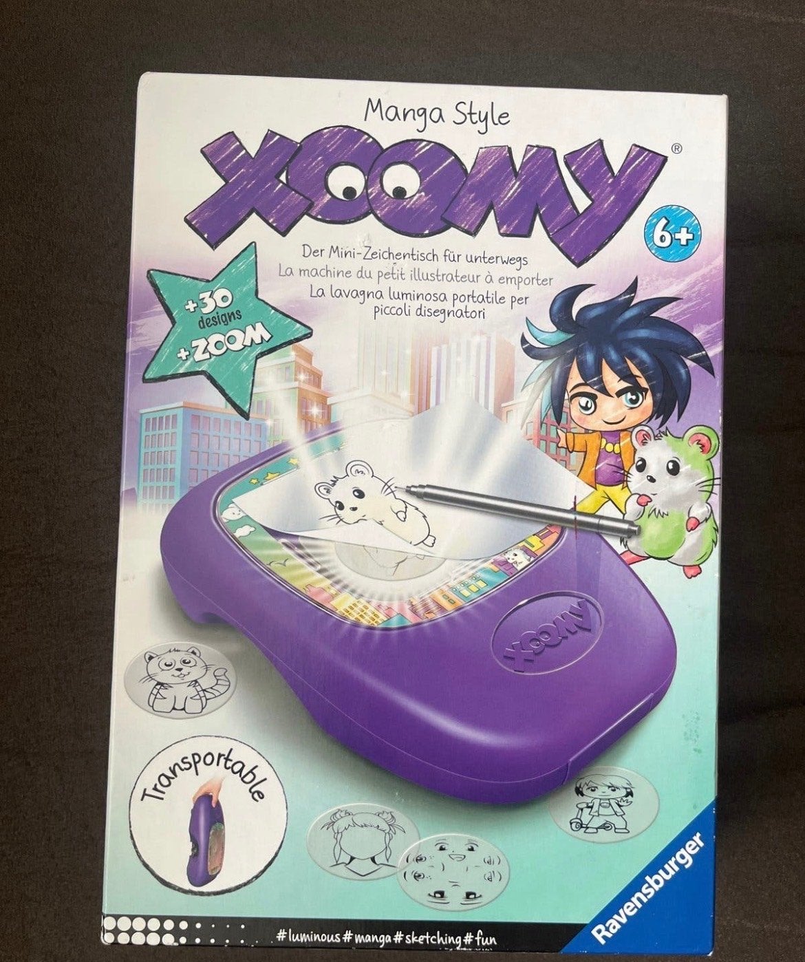 Ravensburger Xoomy Manga Style Tekentafel, Ophalen of Verzenden, Zo goed als nieuw, Knutselen, Met licht