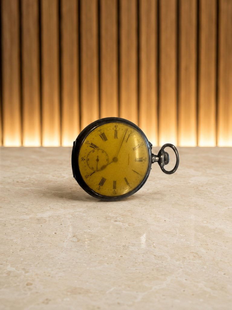 Longines Zakhorloge - In Goede Staat, Sieraden, Tassen en Uiterlijk, Horloges | Antiek, Zakhorloge, Staal, Longines, Ophalen of Verzenden