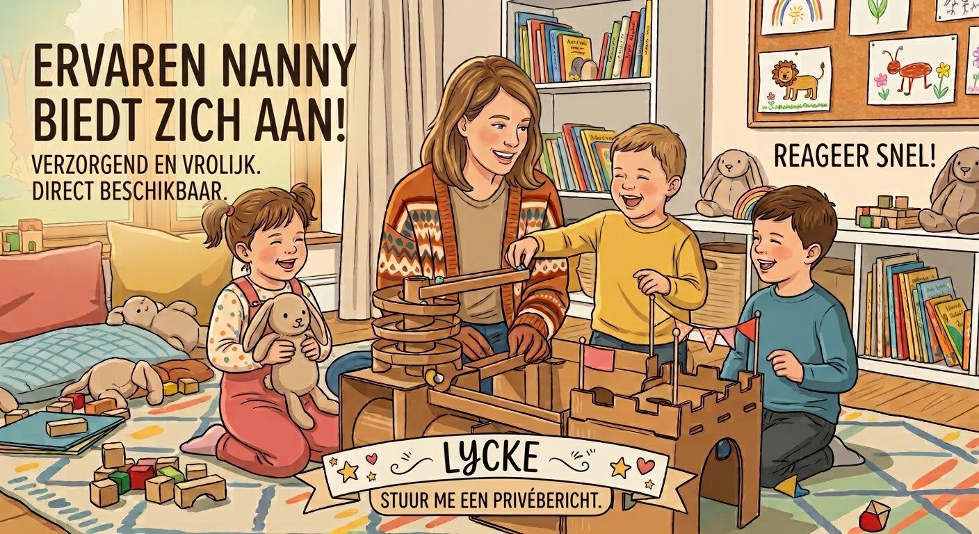 Oppas/nanny aangeboden rond Woubrugge (10km), Ophalen of Verzenden