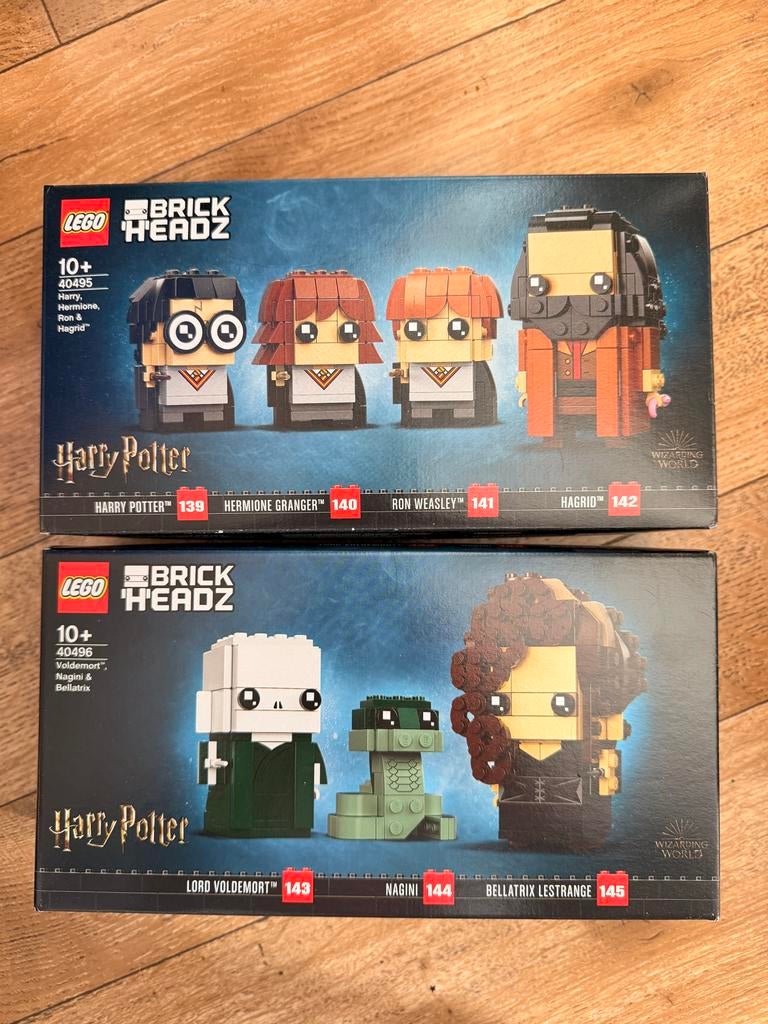 LEGO BrickHeadz Harry Potter Sets 40495 & 40496 Nieuw, Lego, Ophalen of Verzenden, Complete set, Ongeopend/sealed