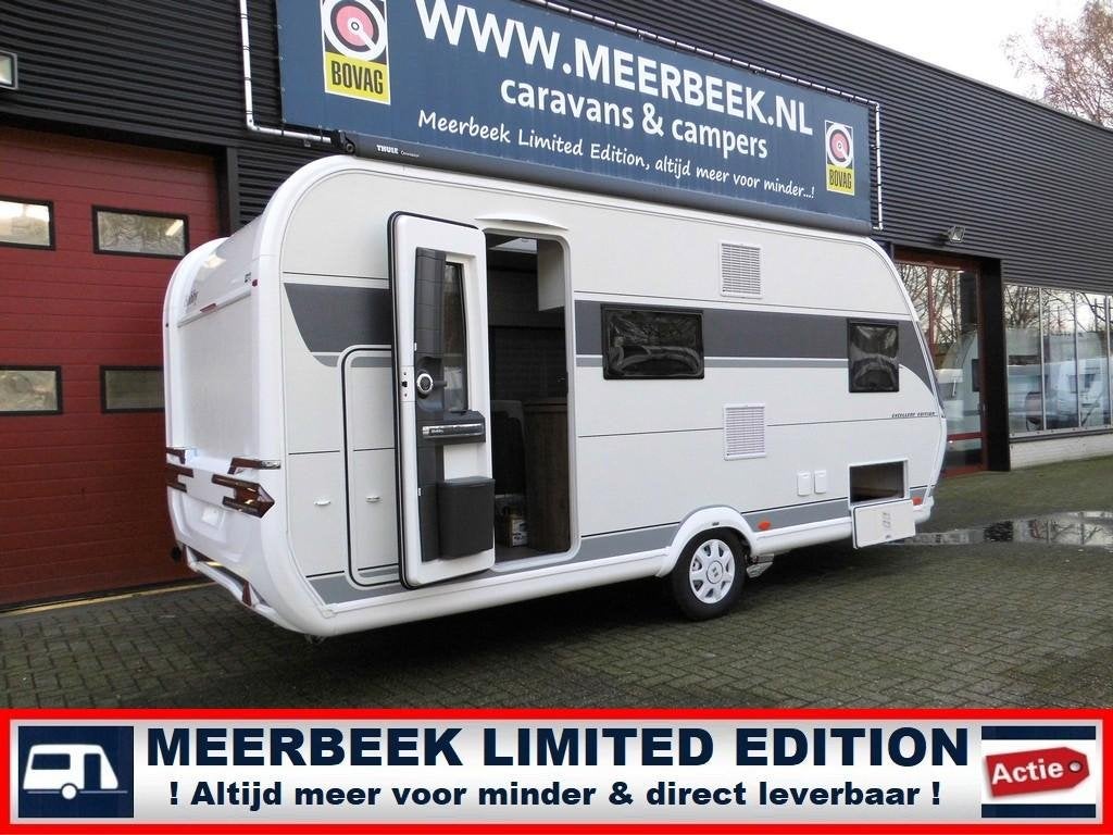 Hobby Excellent Edition 490 KMF 6239,=KORTING MOVER+THULE+GA, Caravans en Kamperen, Dwarsbed, Hobby, Treinzit, Particulier