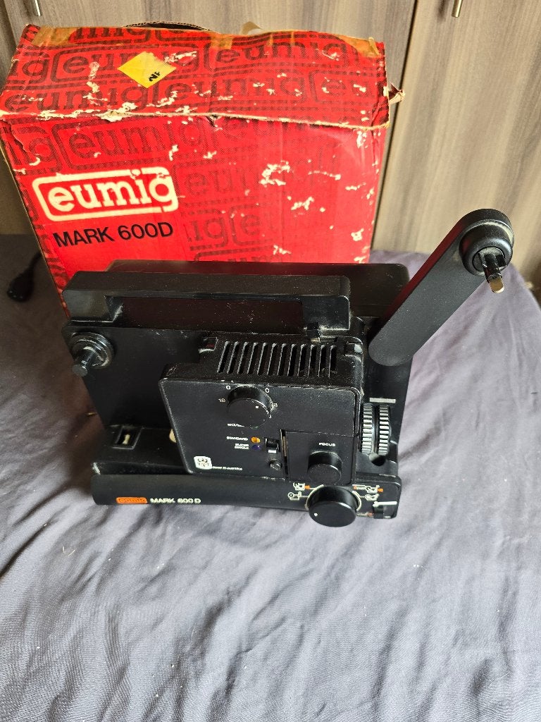 Eumig Mark 600 D 8mm filmprojector, Ophalen of Verzenden, Gebruikt