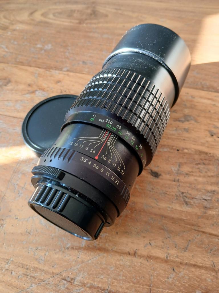 Telelens old school schroefdraad zat op mijn Practika., Ophalen of Verzenden, Telelens