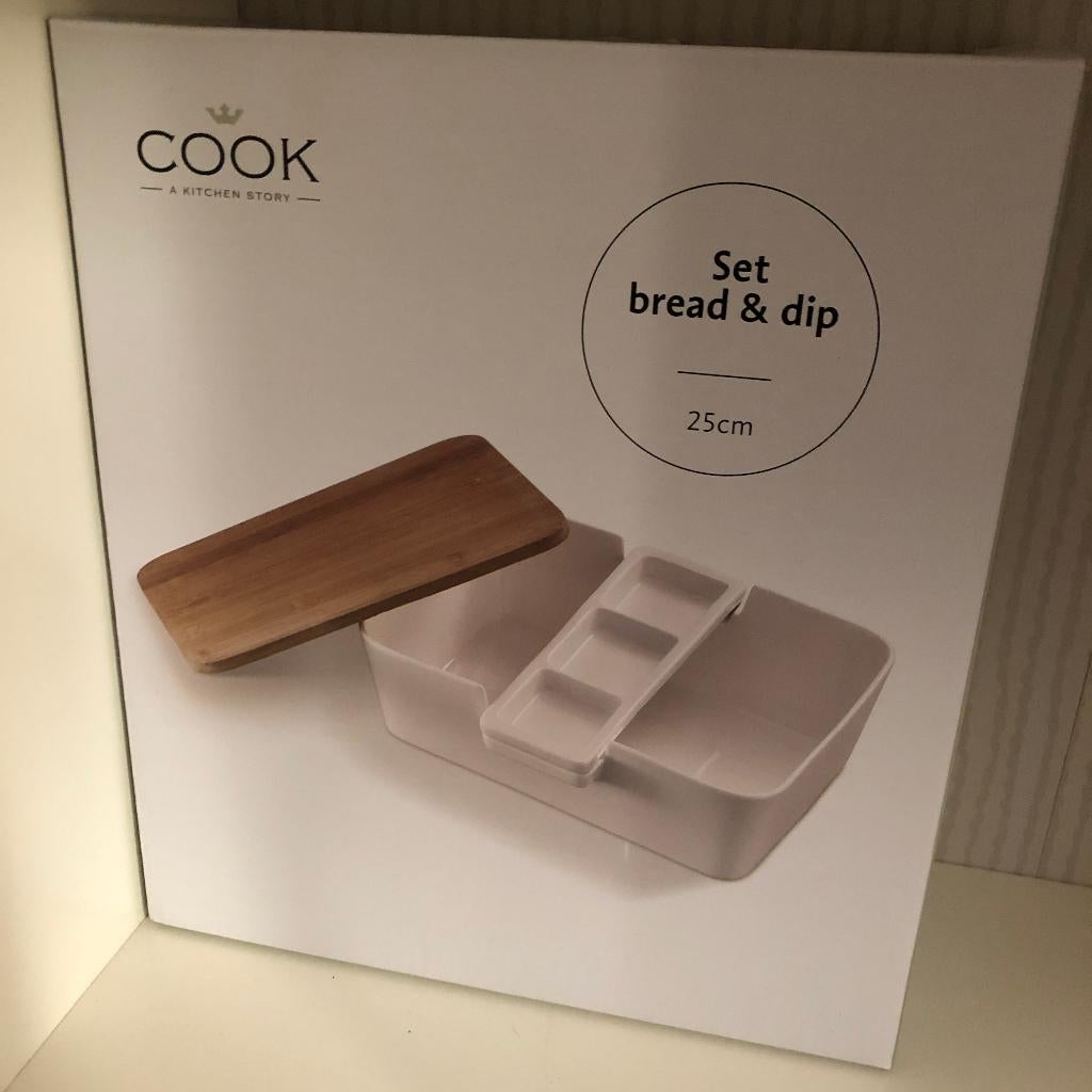 Cook set Bread & Dip Nieuw in de doos! Hapjes serveren, Overige typen, Ophalen of Verzenden, Nieuw