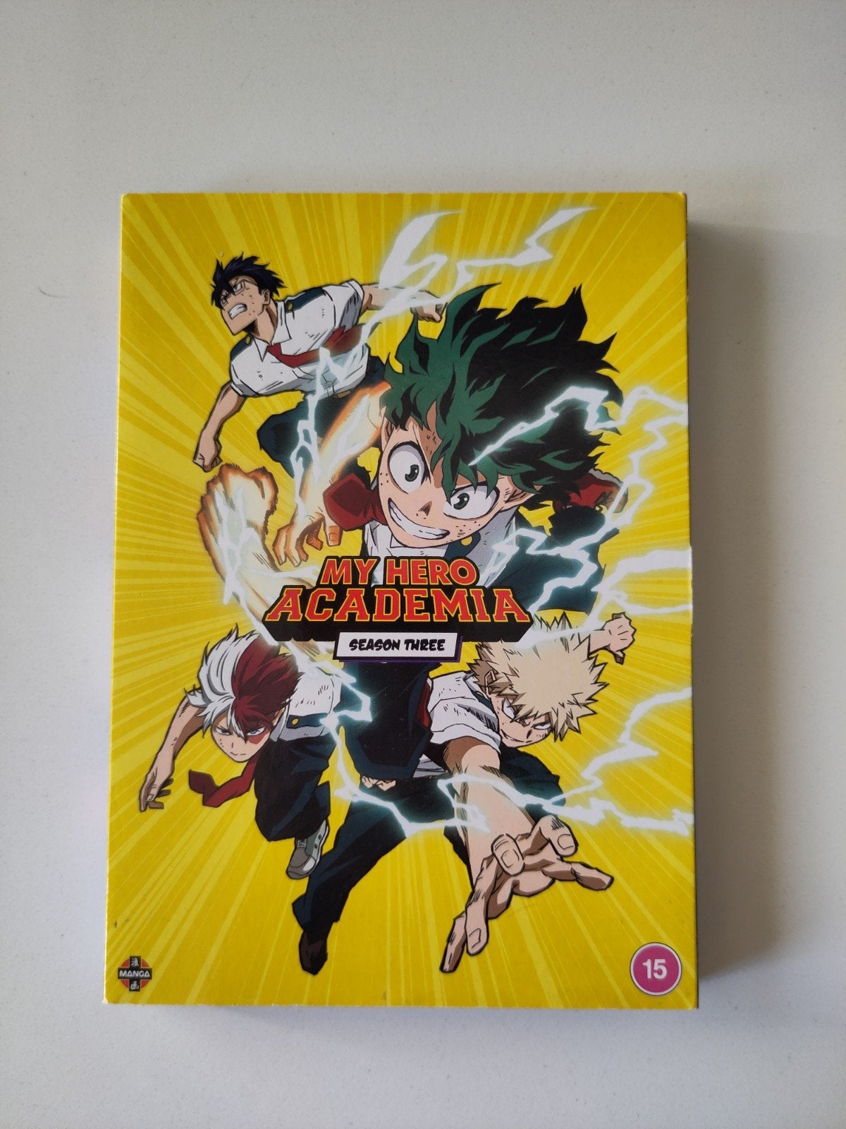 My Hero Academia Anime Seizoen 3 - 4 Disc DVD Set, Engels, Animatie, Anime (Japans), Inclusief doosje