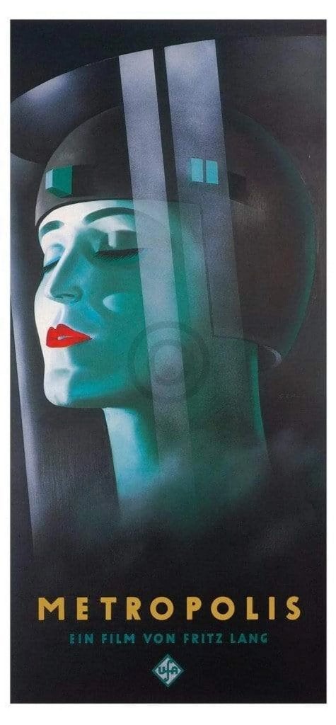 Metropolis filmposter, Ophalen, Film, Papier/karton, Achter glas