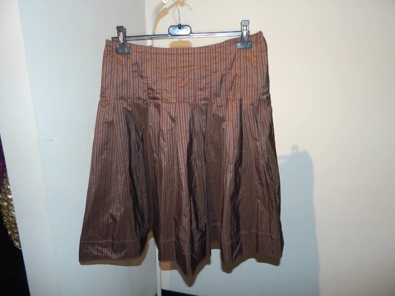 Pauw Amsterdam rok gladde stof uitlopend donkere tinten 3, Kleding | Dames, Maat 38/40 (M), Overige kleuren, Verzenden, Pauw