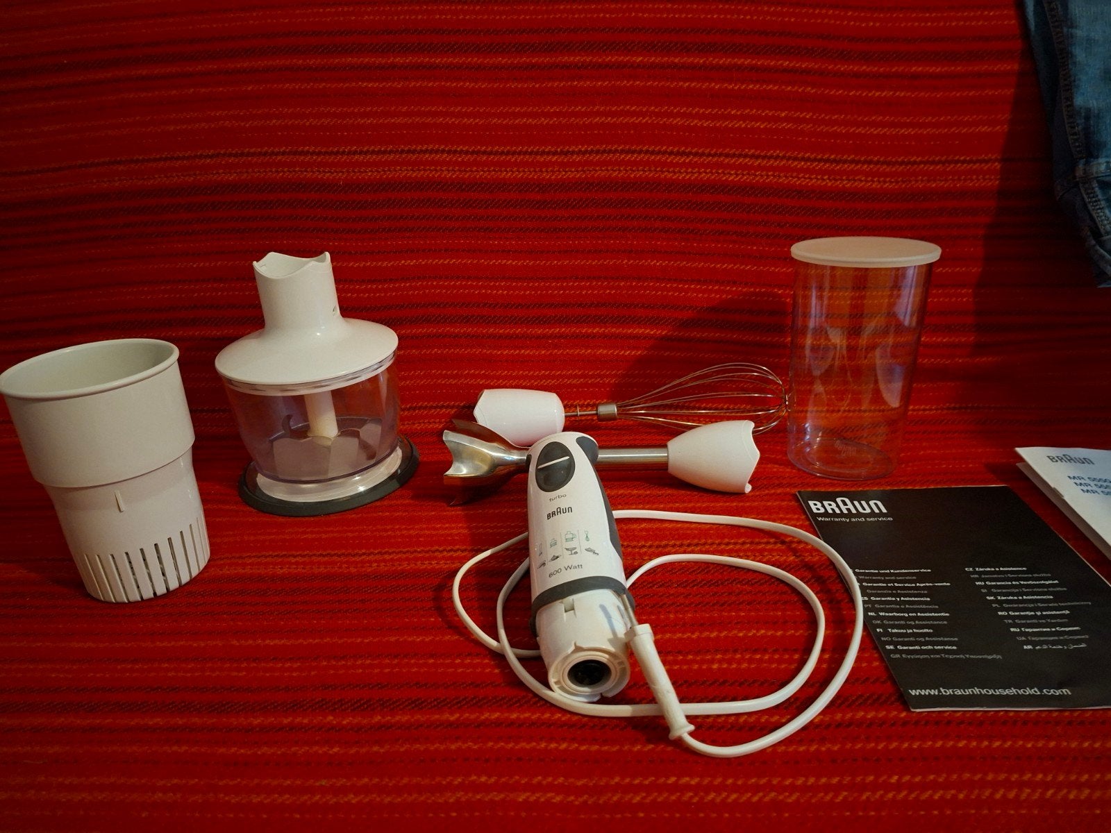 Braun Multiquick/Minipimer Professional Staafmixer, Ophalen, 3 snelheden of meer, Zo goed als nieuw, Vaatwasserbestendig